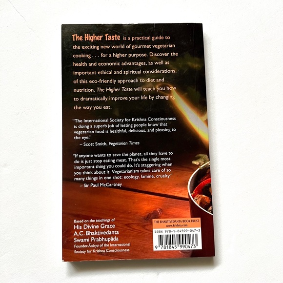 The Higher Taste Book - A Guide to Gourmet Vegetarian Cooking by A.C.Prabhupada - Picture 4 of 6